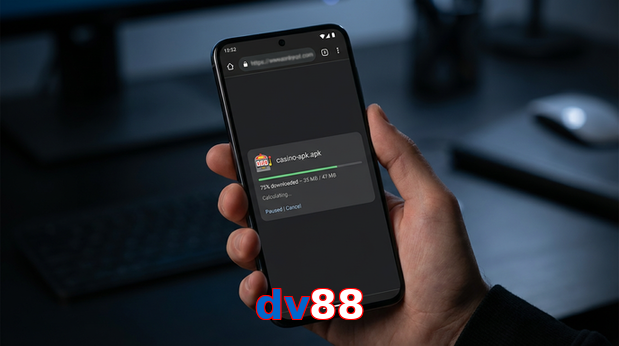 Main screen of Dv88 apk page for PK players